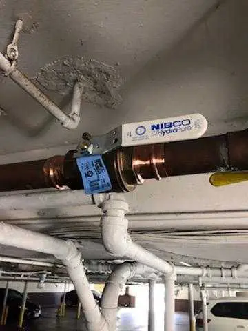 Copper pipe repair and valve work for Backflow Testing in West Village